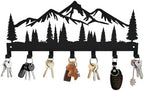 Key Holder Wall Mount, Metal Key Holder for Wall with Hooks by Monlyey