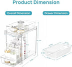 Vtopmart 4 Pack Taller Pull Out Bathroom Under Sink Organizer (S-Higher) - Image 3