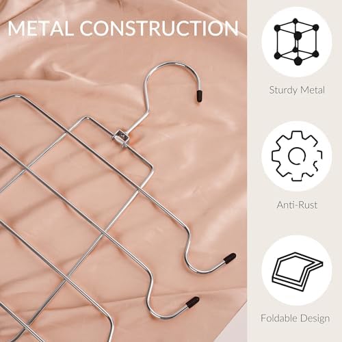 ZEDODIER 6 Pack Tank Top Hanger, Bra Organizer for Closet, Space Saving | 96 Hooks Total, Sturdy Metal, 360° Rotating, Foldable Design, Hanging Closet Organizers and Storage for Apartments and Dorms - Image 2