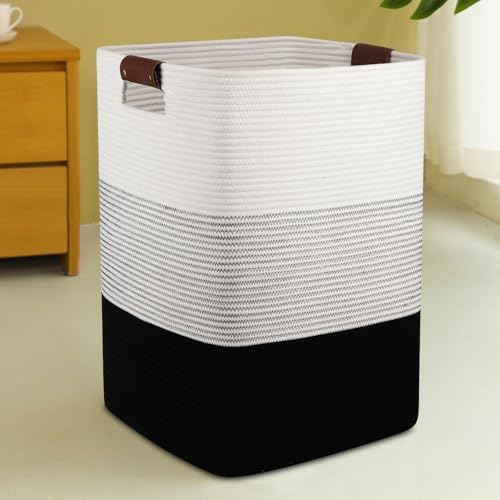 Laundry Hamper 96L Extra Large Laundry Basket, Woven Blanket Basket by SIXDOVE