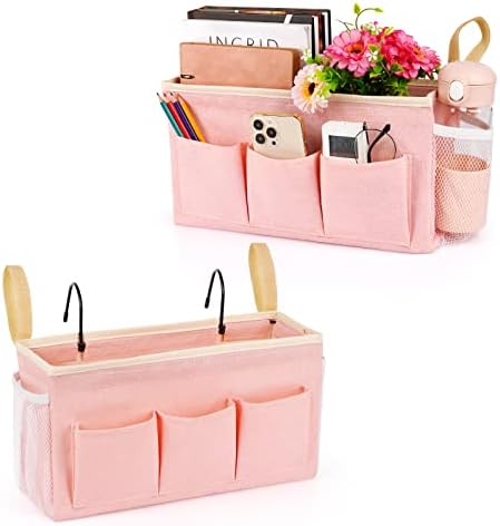 Lilithye Bedside Caddy, Bedside Storage Bag Hanging Organizer for Bunk Bed by Lilithye