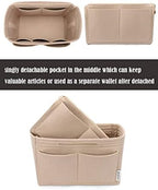 LEXSION Felt Purse Organizer Insert, Tote Bag Shaper Dividers with 5 Sizes - Image 2