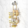 REINHARDT Adjustable Shower Caddy Hanging Rustproof Shower Organizer, Gold by REINHARDT