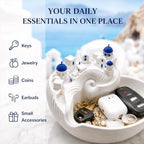 Santorini Catchall Bowl Decorative Tray for Keys Jewelry Coins Trinket Dish - Image 2