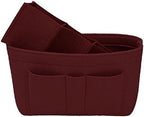 ZTUJO Purse Organizer Insert, Felt Bag Organizer For Handbag Purse Organizer,13 Colors, 6 Size (Large, Wine Red) - Image 3