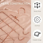 ZEDODIER 4 Pack Tank Top Hanger, Bra Organizer for Closet, Space Saving | 64 Hooks Total, Sturdy Metal, 360° Rotating, Foldable Design, Hanging Closet Organizers and Storage for Apartments and Dorms - Image 6