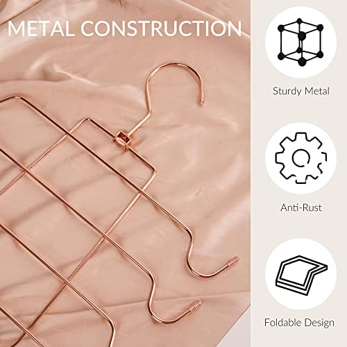 ZEDODIER 4 Pack Tank Top Hanger, Bra Organizer for Closet, Space Saving | 64 Hooks Total, Sturdy Metal, 360° Rotating, Foldable Design, Hanging Closet Organizers and Storage for Apartments and Dorms - Image 6