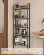 UMDONX Narrow 5-Tier Behind-the-Door Bathroom Storage Rack - Image 7