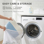 JMvicyroam 115L Extra Large Machine Washable Cotton Rope Blanket Basket - Image 5