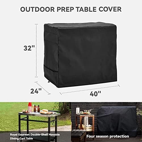 Outdoor Dining Cart Cover Compatible with 40 " Outdoor Utility Cart - Image 2