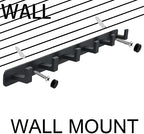 Coat Rack, Heavy Duty Stainless Steel 6 Tri Coat Hook Hanger, Wall Mounted Wall Hooks, Rustic Clothes Hook/Key Hook Rail for Bathroom Kitchen Entryway(2 Pack, 6 Hook Black) - Image 6