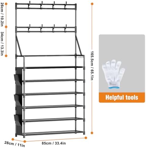 OYREL Shoe Rack 6 Tier Shoes Organizer 24-30 Pairs - Image 3