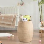 Extra Large Laundry Hamper Basket 105L Woven Blanket Basket, Jute Brown - Image 2