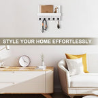 Key Holder for Wall, Decorative Key Holder with Shelf - Image 3
