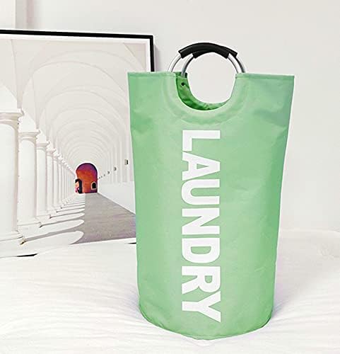 Large Laundry Basket, Laundry Hamper Bag with Handles, 115L Green - Image 4