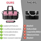 Boczif Cleaning Caddy Bag Wearable,Cleaning Caddy Supplies Organizer(Pink) - Image 5