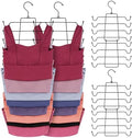 ZEDODIER 6 Pack Tank Top Hanger, Bra Organizer for Closet, Space Saving | 96 Hooks Total, Sturdy Metal, 360° Rotating, Foldable Design, Hanging Closet Organizers and Storage for Apartments and Dorms by ZEDODIER