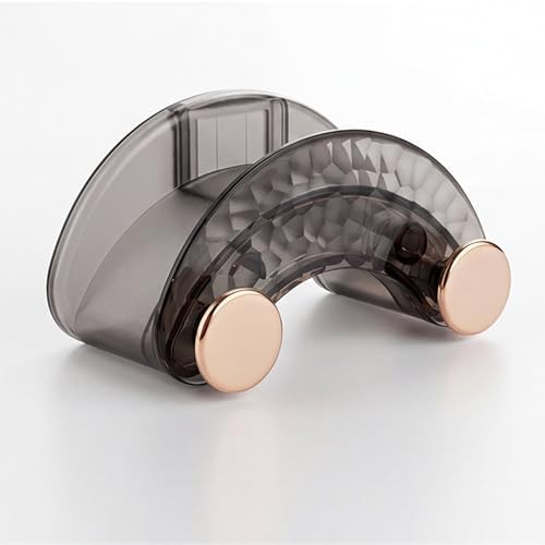 Arch Purse Hanger for Wall, No Drill Adhesive Bag Hooks for Closet & Entryway, Heavy Duty Wall Mounted Organizer Holder for Handbags, Backpacks, Headphones & Hats (1 Pack - Modern Gray) by Alxjejo