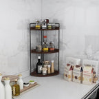Dorhors Corner Bathroom Organizer Countertop,Vanity Counter Storage Shelf - Image 5