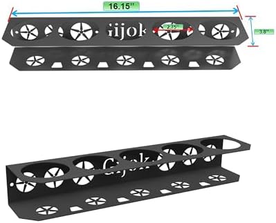 2 Pack Five Cans Wall-Mounted Steel Aerosol Spray Can Holder, Black - Image 2