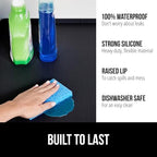 GORILLA GRIP Waterproof Silicone Under Sink Mat, Stay in Place, 46x22 Black - Image 2