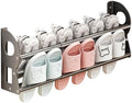 Expandable Wall Mounted Shoe Rack, Hanging Shoe Organizer Shelf (Grey) by Haiansan