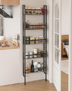 UMDONX Narrow 5-Tier Behind-the-Door Bathroom Storage Rack - Image 7