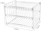 Kitchen Details 3 Tier Can Organizer | Chrome Steel Canned Food Storage Rack | Holds 36 Cans | Space-Saving Pantry & Cabinet Storage Solution | Easy Access to Canned Goods | Freestanding Design - Image 2