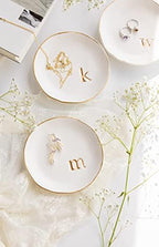 COLLECTIVE HOME Ceramic Jewelry Tray, Trinket Dish, Gifts for Women (U) - Image 2