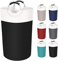 BlissTotes 90L Laundry Basket, Freestanding Collapsible Hamper, Black by BlissTotes