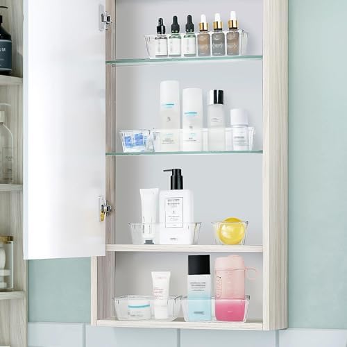 25 PCS Clear Plastic Drawer Organizer, Makeup Organizers and Storage Bins - Image 6