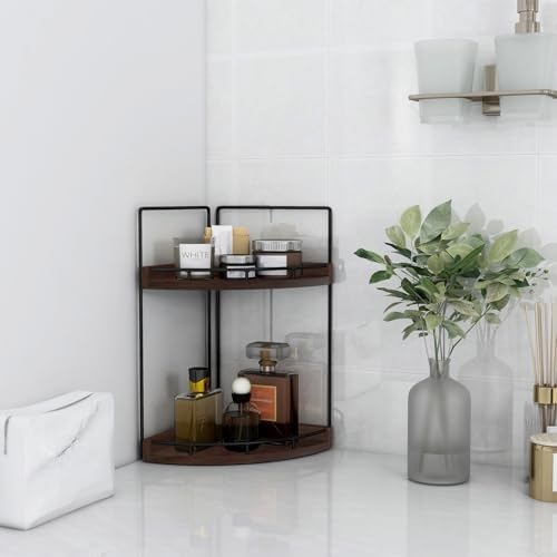 Dorhors Corner Bathroom Counter Organizer,Vanity Countertop Storage Shelf - Image 5