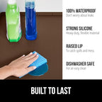 GORILLA GRIP Waterproof Silicone Under Sink Mat, Stay in Place 46x22 Coffee - Image 2