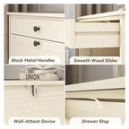 Wooden Shoe Rack with 2 Flip Drawers, Entryway Shoe Storage Cabinet - Image 7