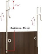 8 LED Lights Jewelry Armoire with Mirror Cabinet Door/Wall Mounted - Image 5