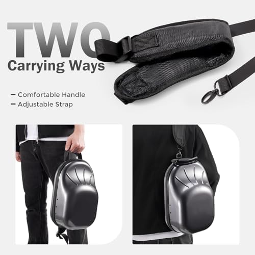 ProCase Hard Shell Travel Case for Baseball Caps Holds 6-7 Hats - Image 5