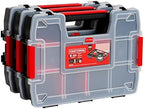 CRAFTSMAN Storage Organizer, Small Parts Organizer, 3-Packs with 10-Compartments, Lid Includes Secure Latch (CMST60964M) by CRAFTSMAN