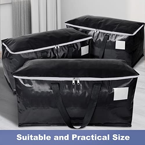 StorageRight Moving Bags, Moving Boxes, 93L 10-Pack Sotrage Bags, Black - Image 5