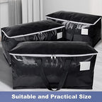 StorageRight Moving Bags, Moving Boxes, 93L 10-Pack Sotrage Bags, Black - Image 5
