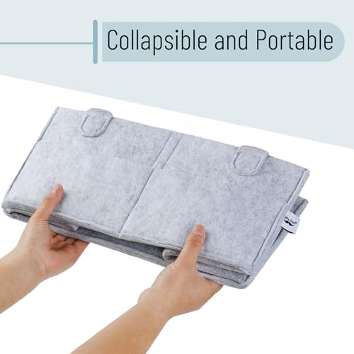Mr. Pen- Baby Diaper Caddy Organizer, Gray, Large - Image 6