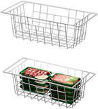 SANNO 17.5in Chest Freezer Basket,Freezer Organizer Bins, Sturdy Metal Wire Freezer Organizer for Home Kitchen by SANNO