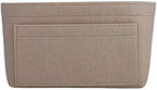 ZTUJO Purse Organizer Insert, Felt Bag Organizer For Handbag Purse Organizer,13 Colors, 6 Size (Large, Beige) - Image 3