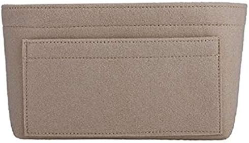 ZTUJO Purse Organizer Insert, Felt Bag Organizer For Handbag Purse Organizer,13 Colors, 6 Size (Large, Beige) - Image 3