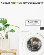 Dryer Sheet Holder Dispenser Container, Space Saving Laundry Room Organization and Storage, Farmhouse Decor, Fabric Softener Dispenser Containers, White - Image 2
