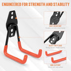 TONDA Garage Hooks, 20 Pack Wall Storage Hooks for Bike, Ladder and Tools - Image 7