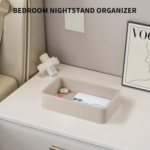 Small Valet Tray Key Bowl Nightstand Organizer Bedside CatchallTray - Image 4