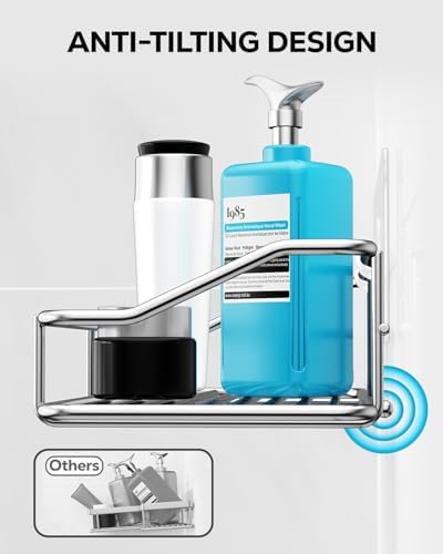 Nieifi Shower Caddy Adhesive, Shower Shelves, Shampoo Holder for Bathroom - Image 4