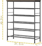 SUOERNUO 6 Tier Shoe Rack Organizer for Closet Shoe Storage for Entryway - Image 6