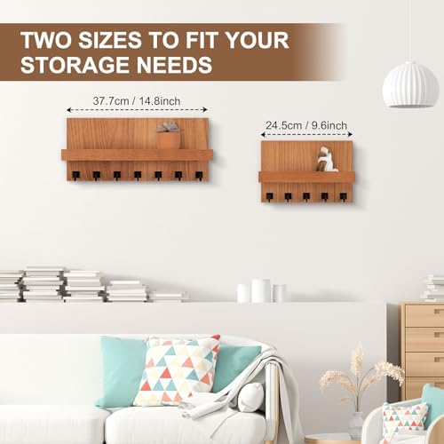 Key Holder for Wall, Decorative Key Holder with Shelf - Image 4