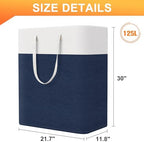 TasticTotes Laundry Basket 3-Pack, Laundry Hamper, 125L-Blue - Image 2